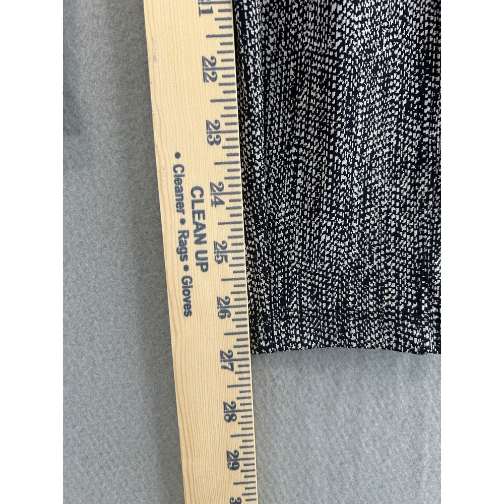 Athleta Delancey Textured Moto Tight Womens S Black White High Rise Leggings Gym - Picture 4 of 7